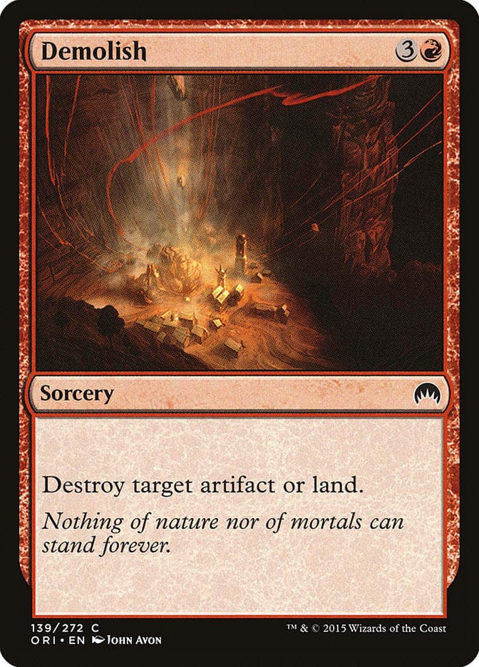 Demolish [Magic Origins] Magic: The Gathering