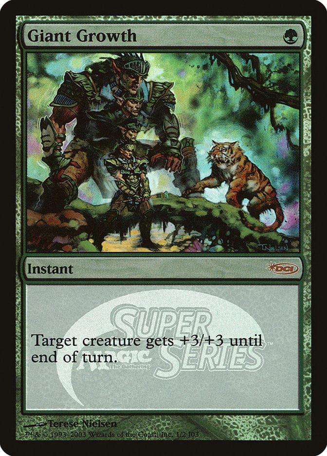 Giant Growth [Junior Super Series] Magic: The Gathering