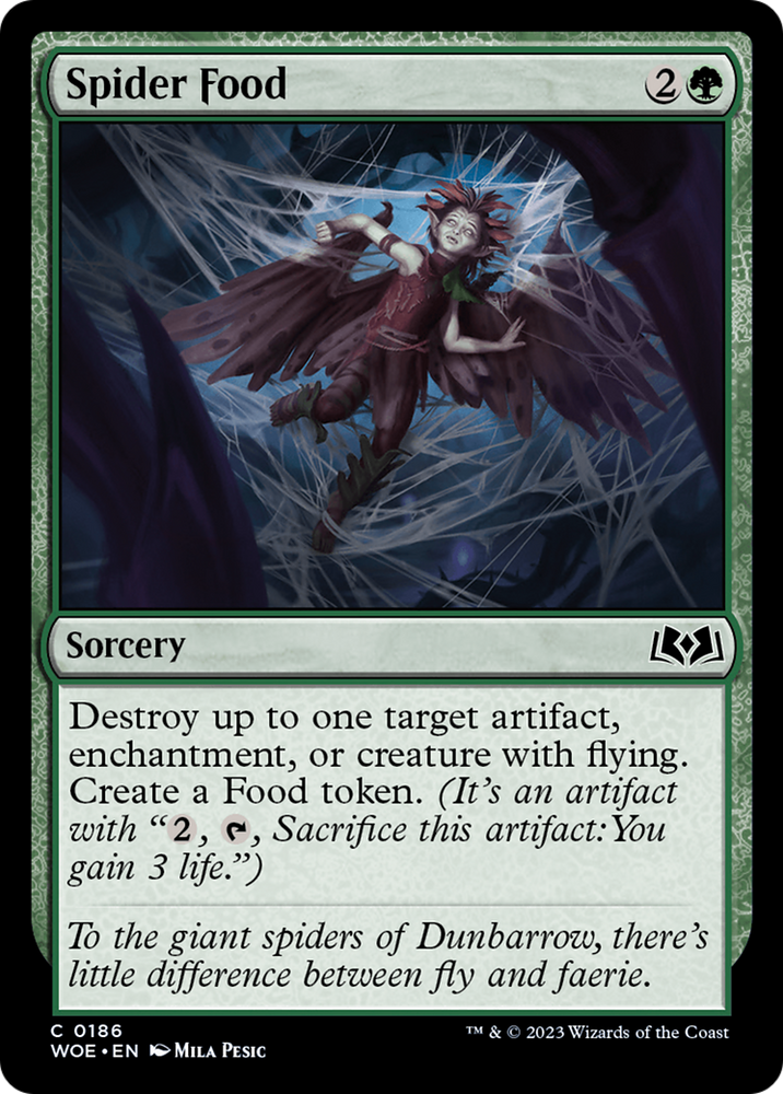 Spider Food [Wilds of Eldraine] Magic: The Gathering