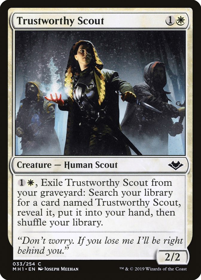 Trustworthy Scout [Modern Horizons] Magic: The Gathering