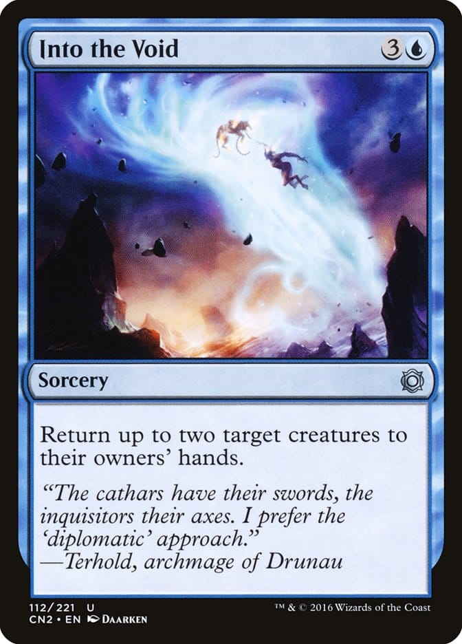 Into the Void [Conspiracy: Take the Crown] Magic: The Gathering