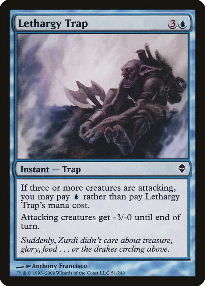 Lethargy Trap [Zendikar] Magic: The Gathering