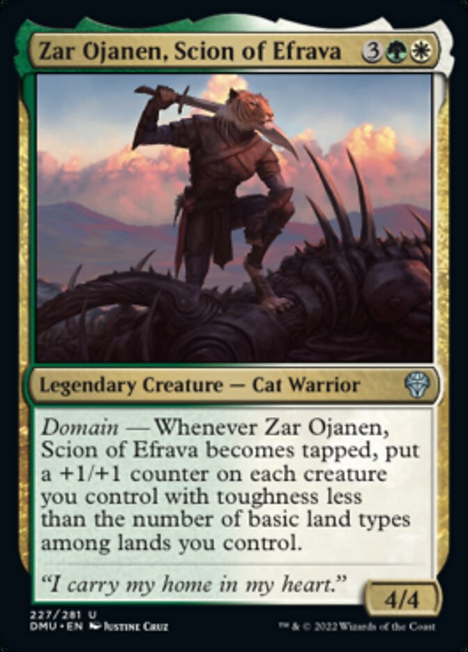 Zar Ojanen, Scion of Efrava [Dominaria United] Magic: The Gathering