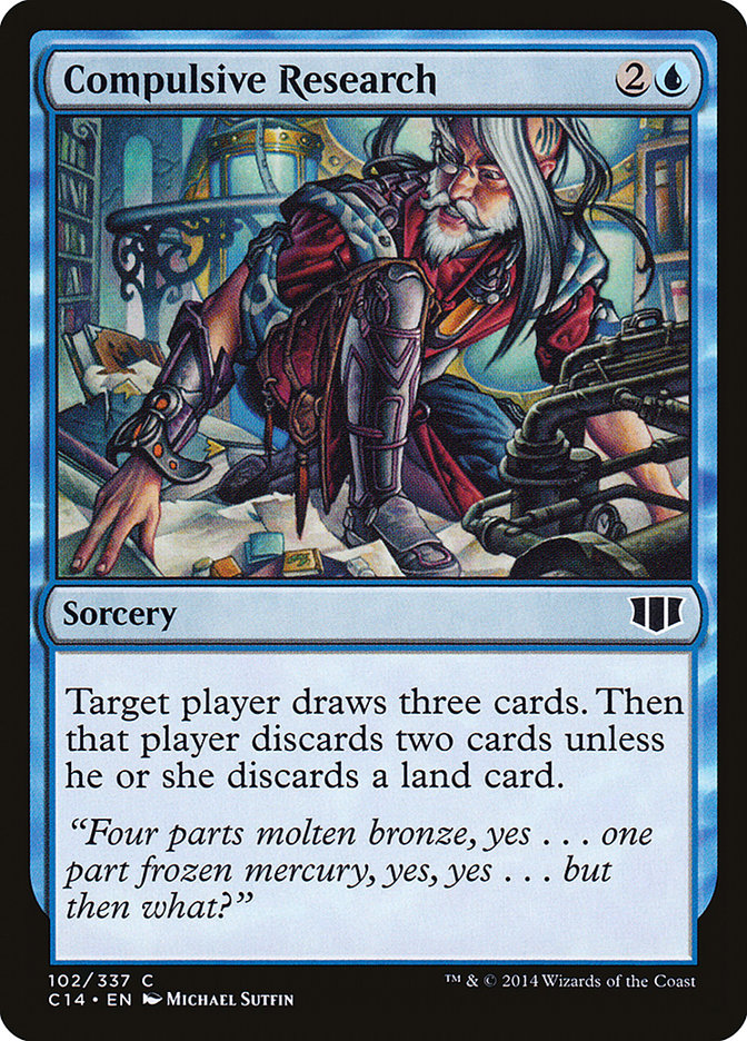 Compulsive Research [Commander 2014] Magic: The Gathering