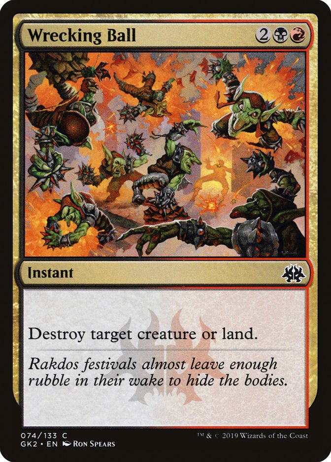 Wrecking Ball [Ravnica Allegiance Guild Kit] Magic: The Gathering