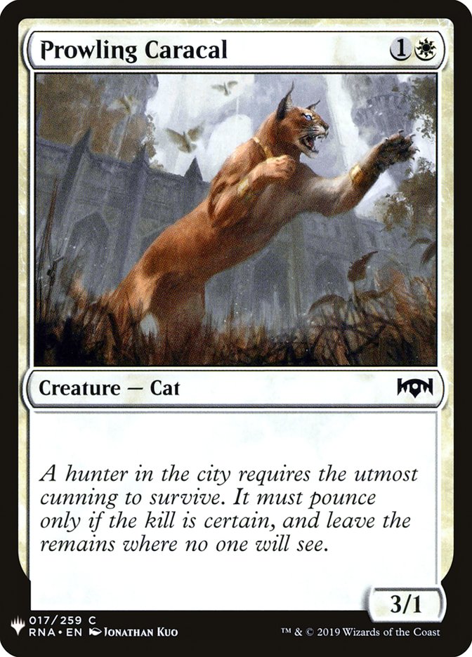 Prowling Caracal [Mystery Booster] Magic: The Gathering
