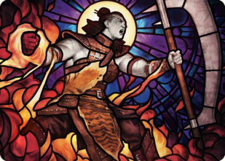 Garna, Bloodfist of Keld Art Card [Dominaria United Art Series] Magic: The Gathering