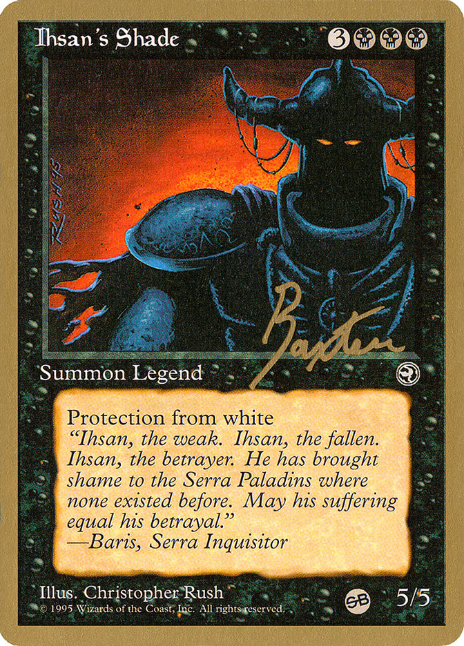 Ihsan's Shade (George Baxter) (SB) [Pro Tour Collector Set] Magic: The Gathering