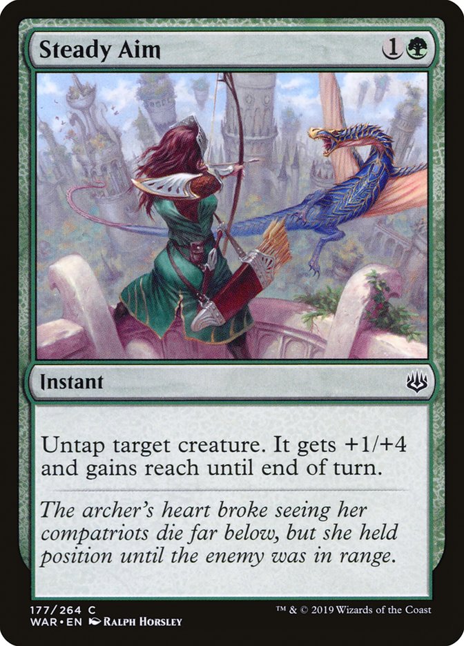 Steady Aim [War of the Spark] Magic: The Gathering