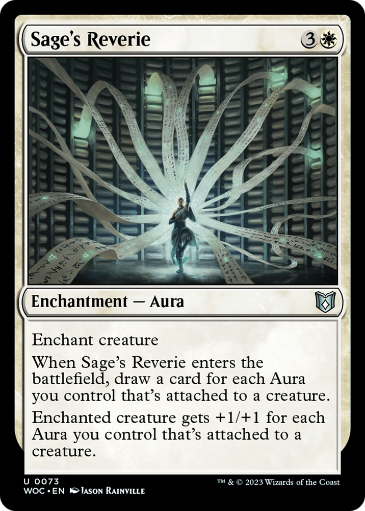 Sage's Reverie [Wilds of Eldraine Commander] Magic: The Gathering