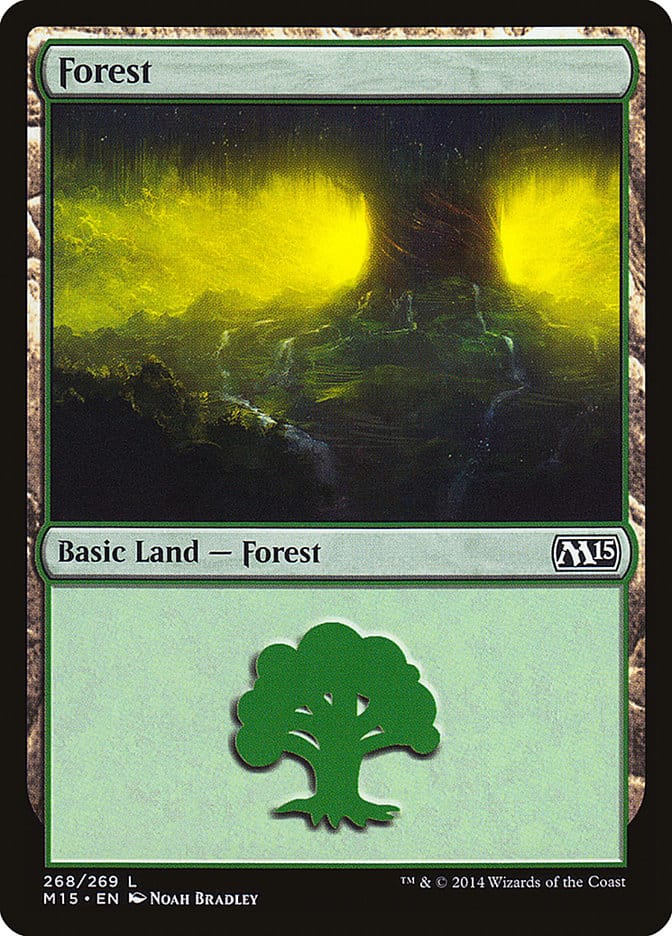 Forest (268) [Magic 2015] Magic: The Gathering