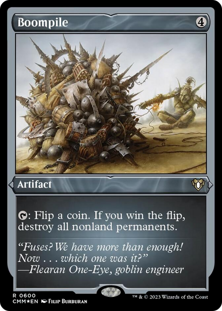 Boompile (Foil Etched) [Commander Masters] Magic: The Gathering