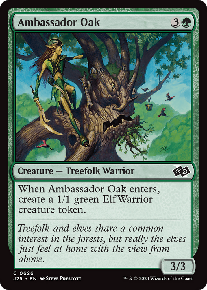 Ambassador Oak [Foundations Jumpstart] Magic: The Gathering