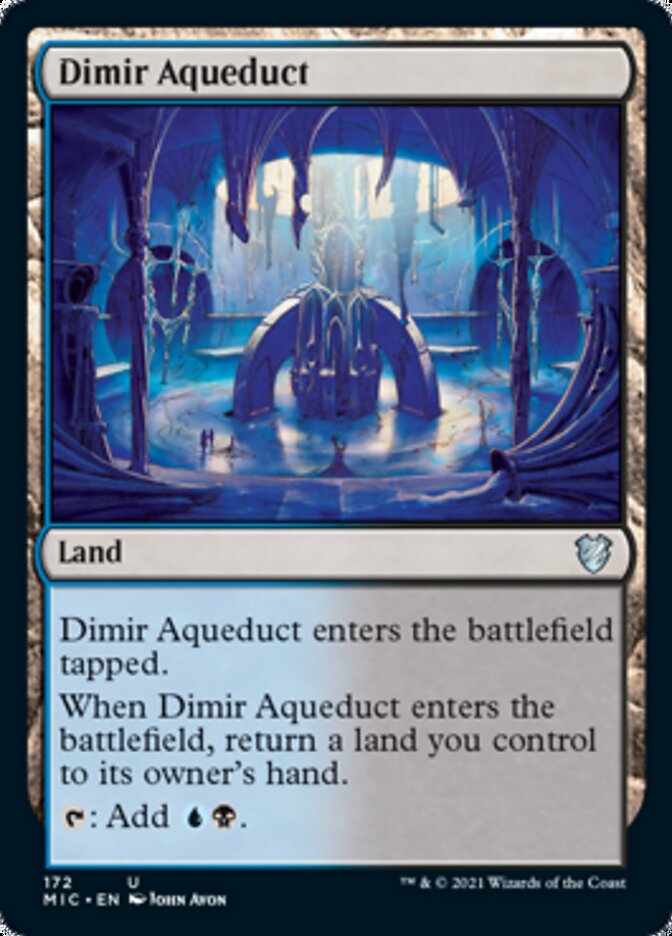 Dimir Aqueduct [Innistrad: Midnight Hunt Commander] Magic: The Gathering
