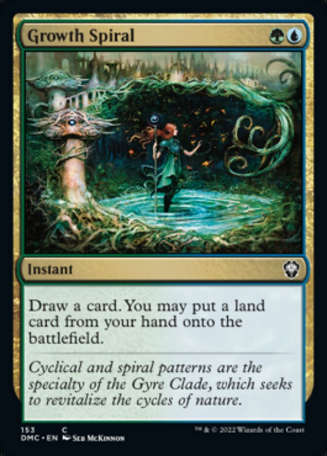 Growth Spiral [Dominaria United Commander] Magic: The Gathering