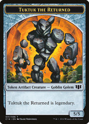 Daretti, Scrap Savant Emblem // Tuktuk the Returned Double-Sided Token [Commander 2014 Tokens] Magic: The Gathering