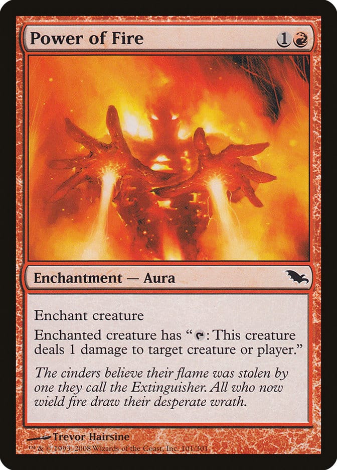 Power of Fire [Shadowmoor] Magic: The Gathering