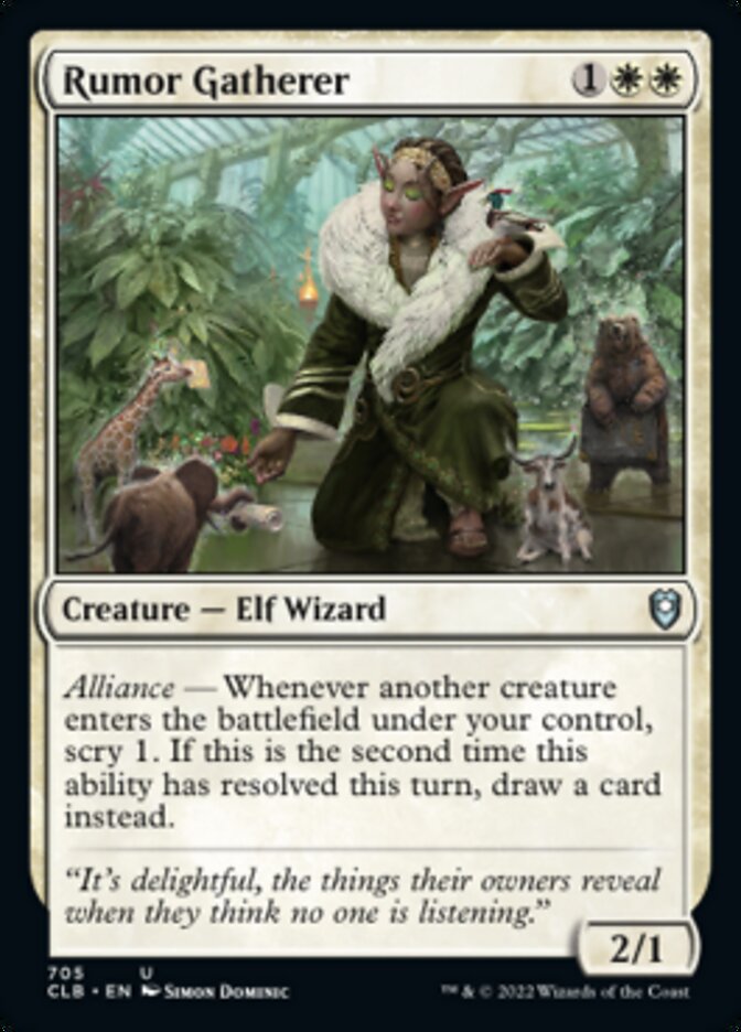 Rumor Gatherer [Commander Legends: Battle for Baldur's Gate] Magic: The Gathering
