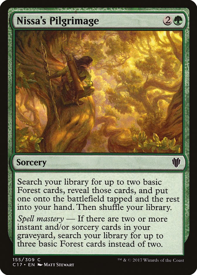 Nissa's Pilgrimage [Commander 2017] Magic: The Gathering