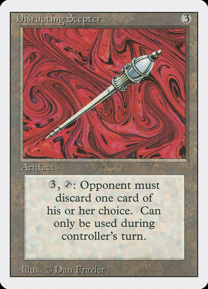 Disrupting Scepter [Revised Edition] Magic: The Gathering