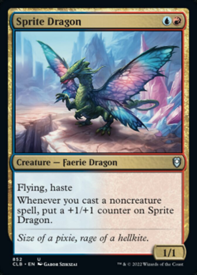 Sprite Dragon [Commander Legends: Battle for Baldur's Gate] Magic: The Gathering