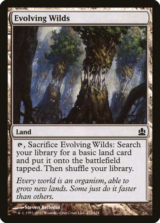 Evolving Wilds [Commander 2011] Magic: The Gathering
