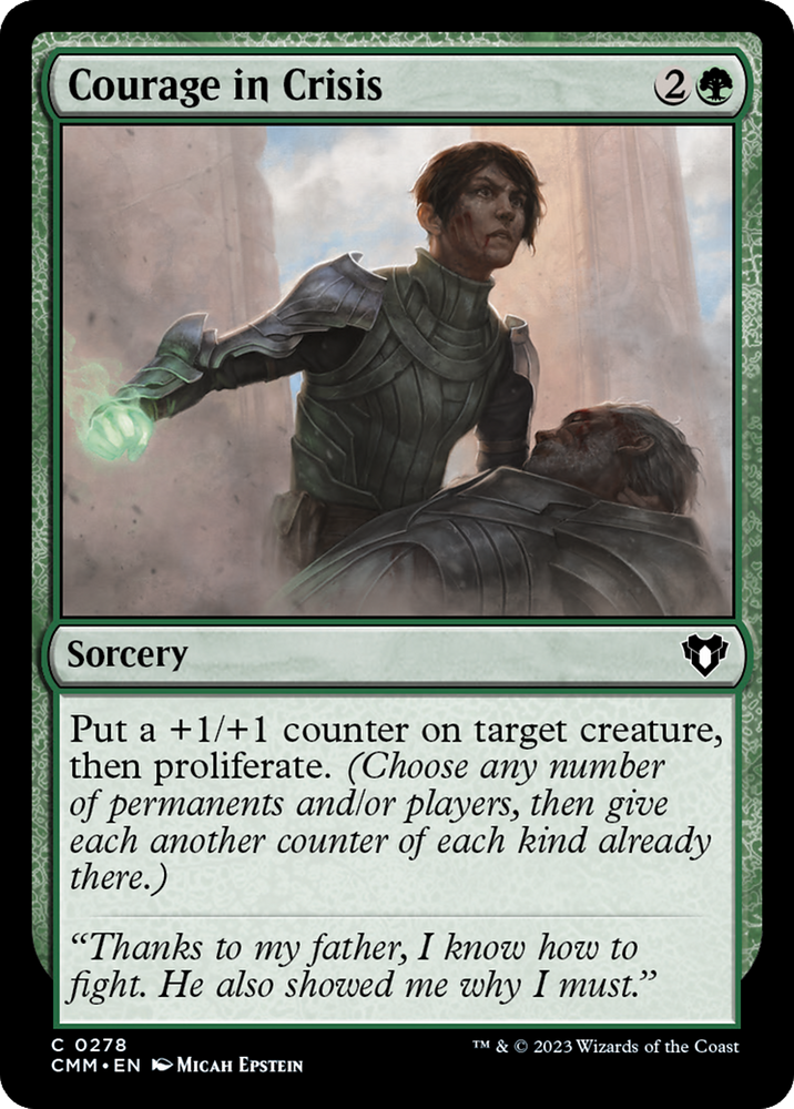Courage in Crisis [Commander Masters] Magic: The Gathering