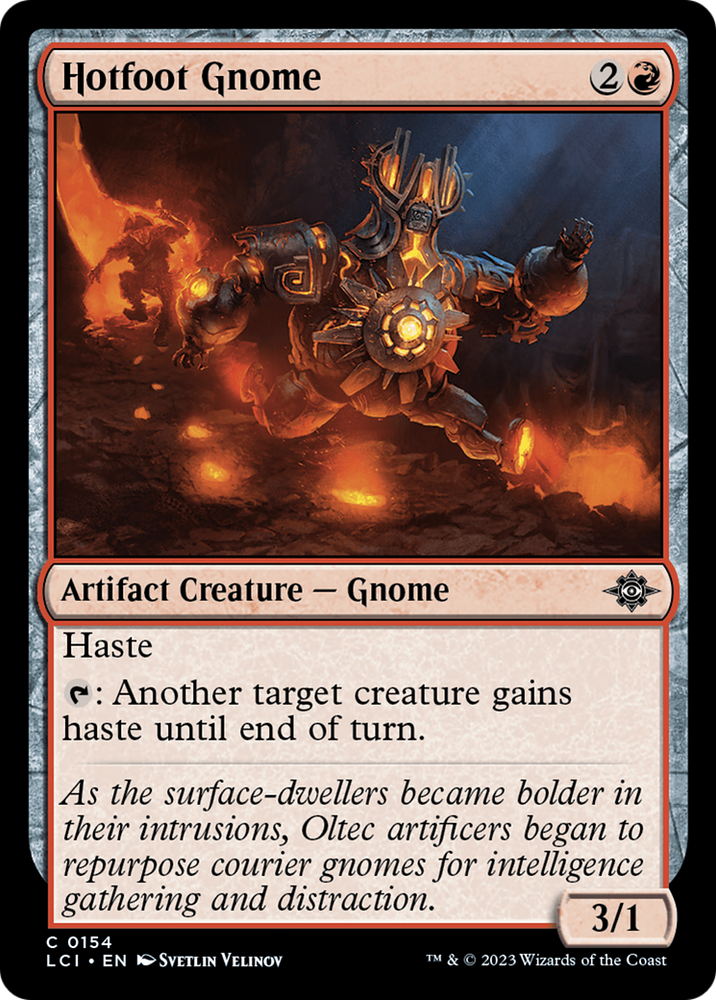 Hotfoot Gnome [The Lost Caverns of Ixalan] Magic: The Gathering
