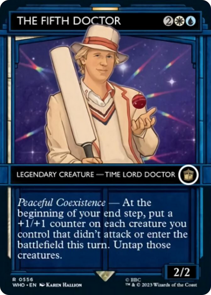 The Fifth Doctor (Showcase) [Doctor Who] Magic: The Gathering