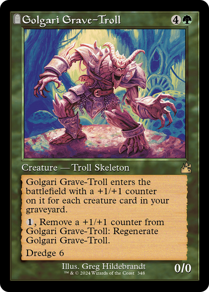 Golgari Grave-Troll (Retro Frame) [Ravnica Remastered] Magic: The Gathering