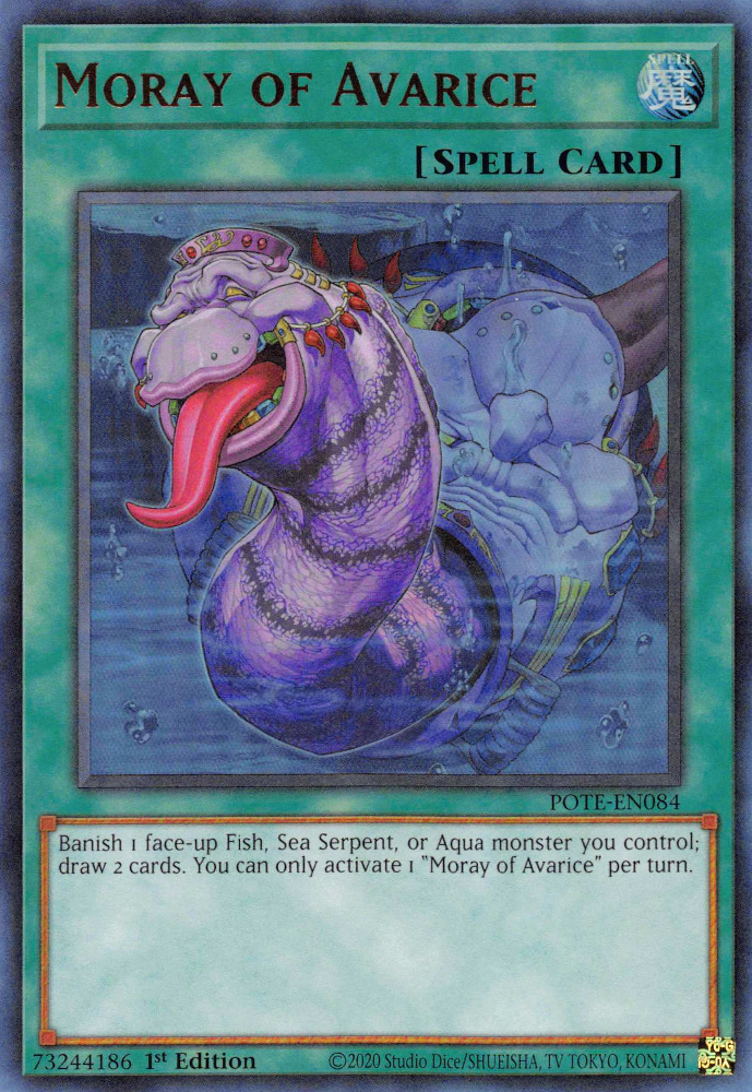 Moray of Avarice [POTE-EN084] Ultra Rare - Yugioh Cards For Your TCG Needs!