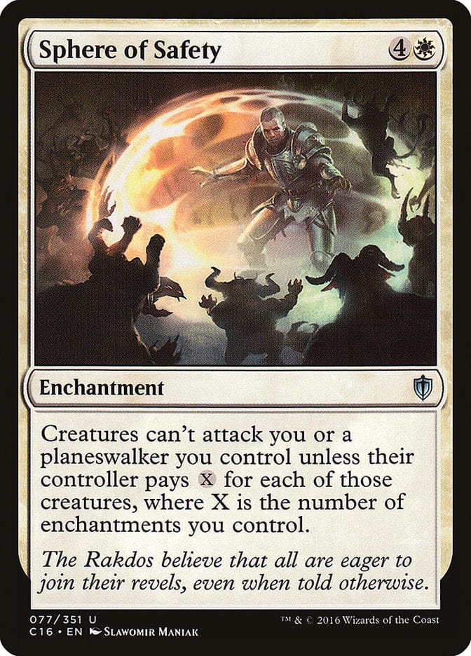 Sphere of Safety [Commander 2016] Magic: The Gathering