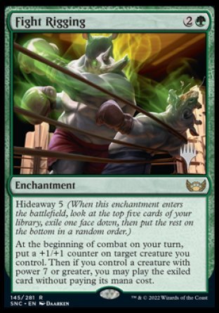 Fight Rigging (Promo Pack) [Streets of New Capenna Promos] Magic: The Gathering