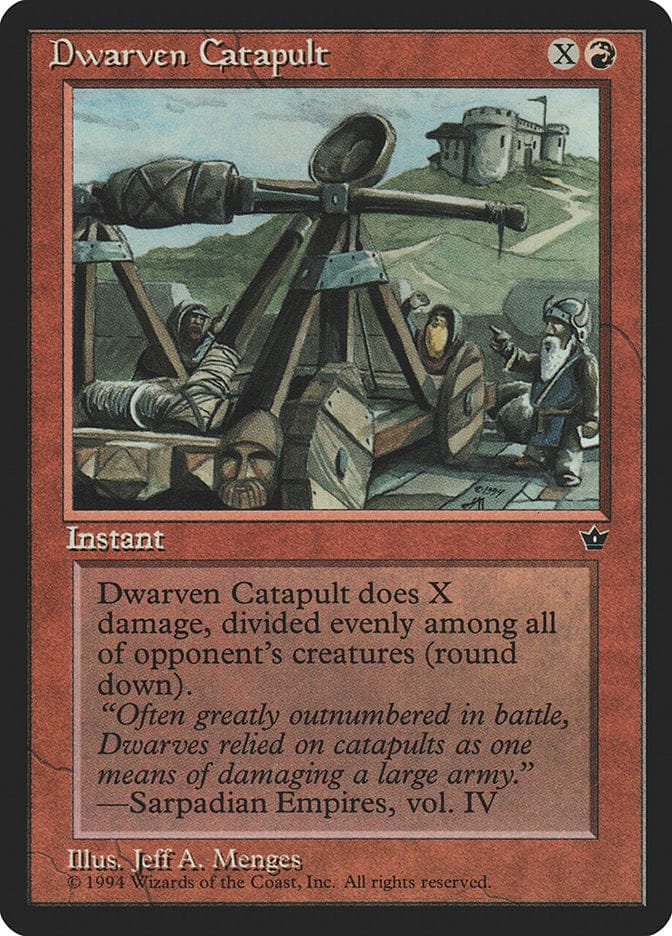 Dwarven Catapult [Fallen Empires] Magic: The Gathering