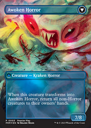Thing in the Ice // Awoken Horror (Borderless Alternate Art) [Regional Championship Qualifiers 2023] Magic: The Gathering