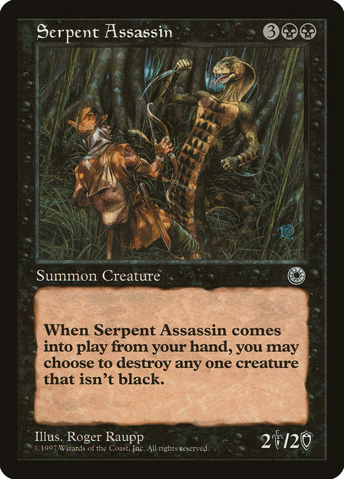 Serpent Assassin [Portal] Magic: The Gathering