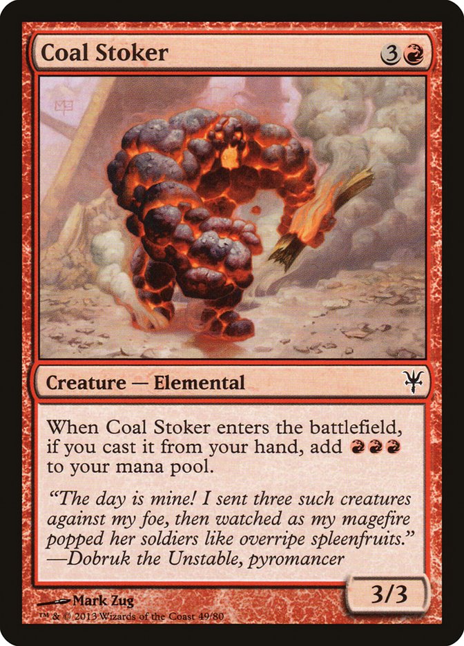 Coal Stoker [Duel Decks: Sorin vs. Tibalt] Magic: The Gathering