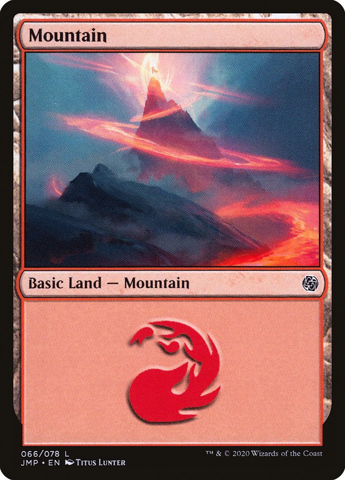 Mountain (66) [Jumpstart] Magic: The Gathering