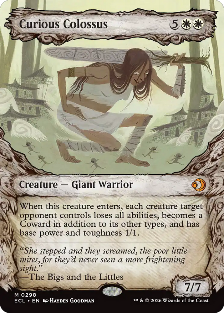 Curious Colossus (Showcase) [Lorwyn Eclipsed] Magic: The Gathering