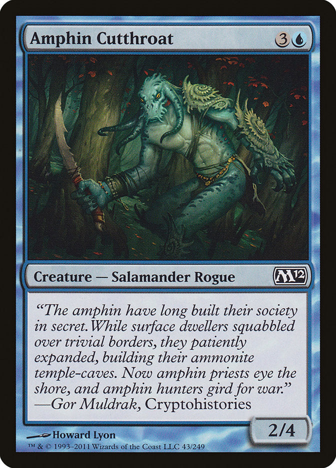 Amphin Cutthroat [Magic 2012] Magic: The Gathering