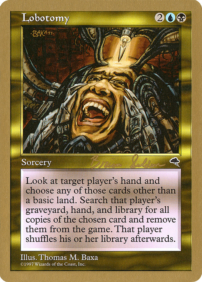 Lobotomy (Brian Selden) [World Championship Decks 1998] Magic: The Gathering