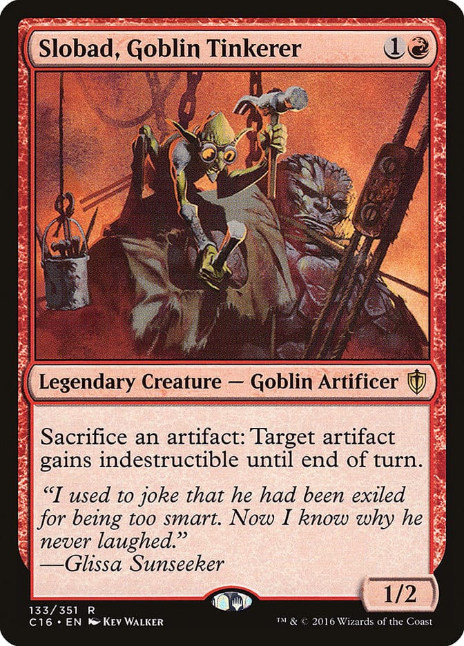 Slobad, Goblin Tinkerer [Commander 2016] Magic: The Gathering