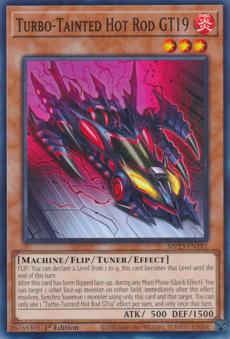 Turbo-Tainted Hot Rod GT19 [MP23-EN181] Common - Yugioh Cards For Your TCG Needs!