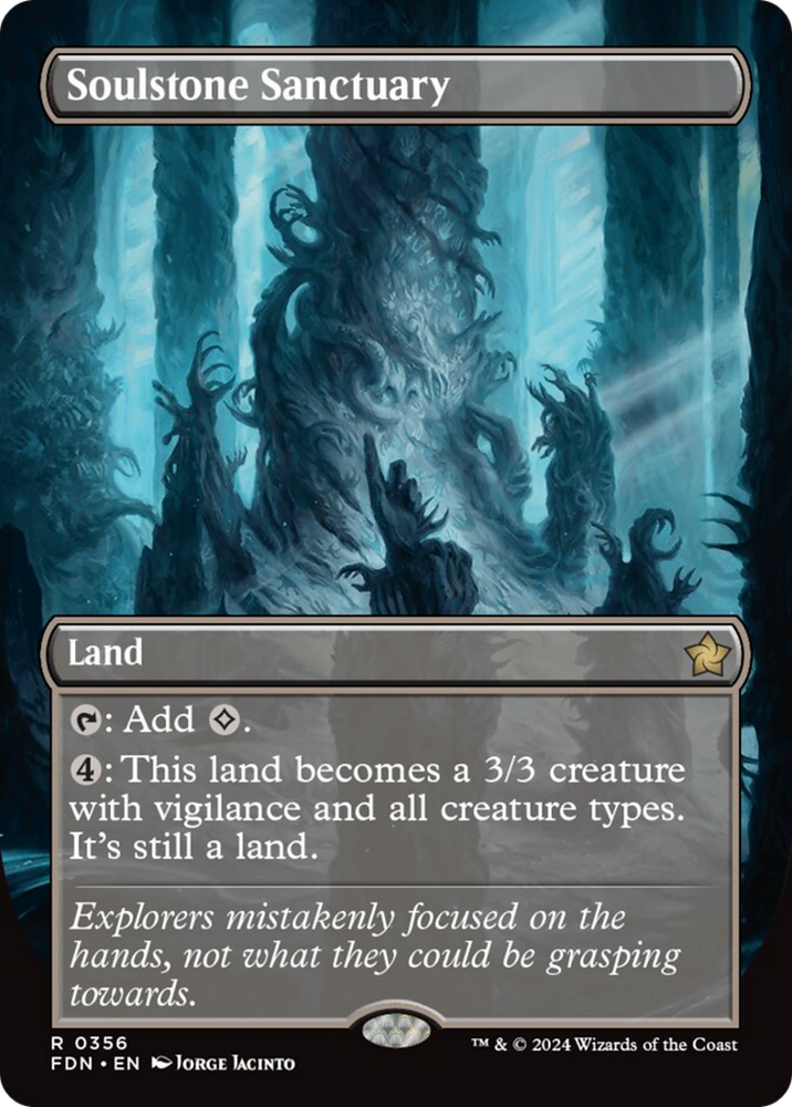Soulstone Sanctuary (Borderless) [Foundations] Magic: The Gathering
