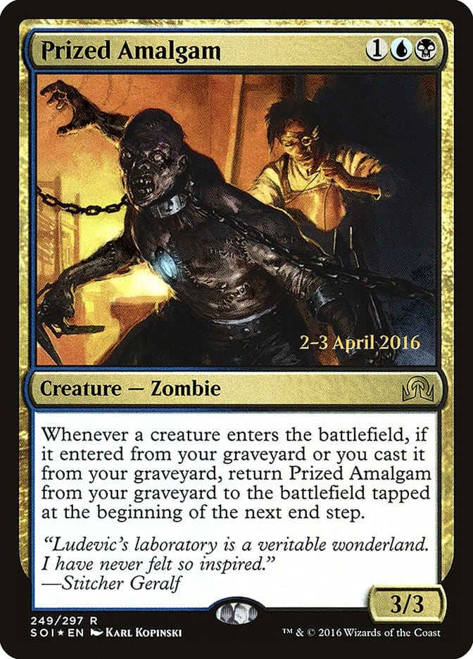 Prized Amalgam [Shadows over Innistrad Prerelease Promos] Magic: The Gathering