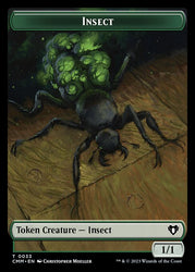Eldrazi Spawn // Insect Double-Sided Token [Commander Masters Tokens] Magic: The Gathering