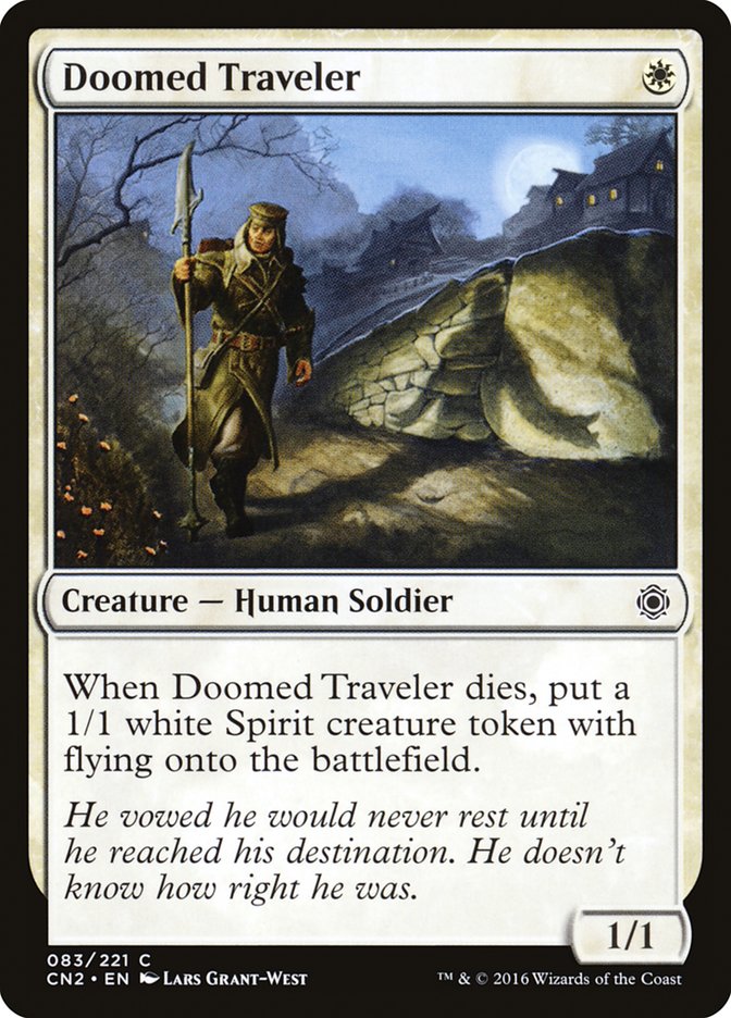 Doomed Traveler [Conspiracy: Take the Crown] Magic: The Gathering