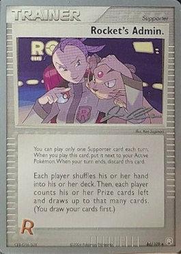 Rocket's Admin. (86/109) (Mewtrick - Jason Klaczynski) [World Championships 2006] Pokémon