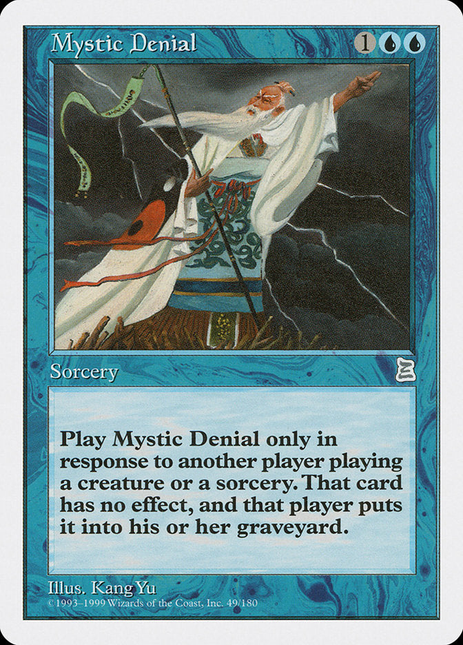Mystic Denial [Portal Three Kingdoms] Magic: The Gathering