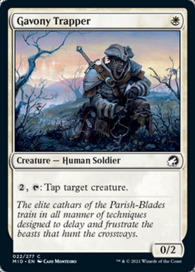 Gavony Trapper [Innistrad: Midnight Hunt] Magic: The Gathering